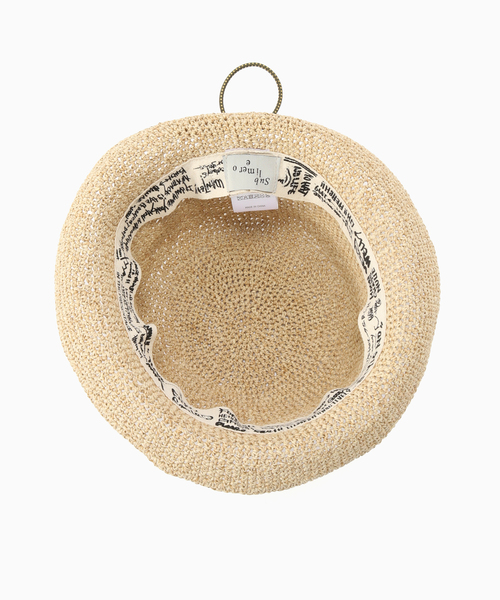 B.C STOCK(ベーセーストック)の「sublimeroe / サブライムロー PAPER CROCHE BUCKET HAT(ハット・メンズ・ベージュ/ブラウン/グレー・FREE)」の7枚目の写真