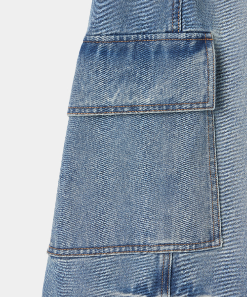 MAISON MINED(メゾンミネド)の「VESTIGE CARGO BERMUDA PANTS MID BLUE(その他パンツ・メンズ・その他・SMALL/MEDIUM/LARGE)」の13枚目の写真