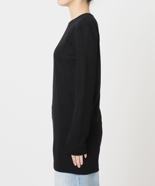 plage（プラージュ）の「《追加》SQUARE SHOULDER Tシャツ 2（Tシャツ/カットソー・レディース・ベージュ/ブラック・FREE）」の22枚目の写真
