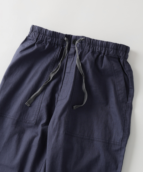 JOURNAL STANDARD relume（ジャーナルスタンダード　レリューム）の「”Relume” コットン / リネン イージー ベイカーパンツ（カーゴパンツ・メンズ・アイボリー/カーキ/ブラックミックス/コバルトブルー・SMALL/MEDIUM/LARGE）」の15枚目の写真