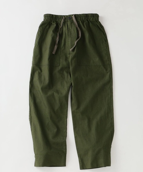 JOURNAL STANDARD relume（ジャーナルスタンダード　レリューム）の「”Relume” コットン / リネン イージー ベイカーパンツ（カーゴパンツ・メンズ・アイボリー/カーキ/ブラックミックス/コバルトブルー・SMALL/MEDIUM/LARGE）」の4枚目の写真