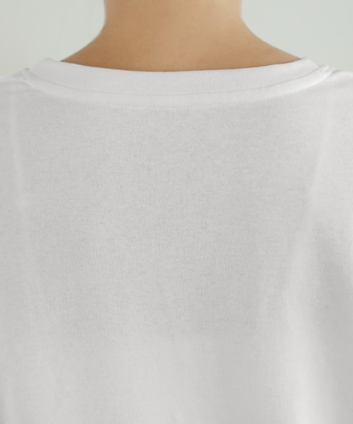 STYLE DELI(スタイルデリ)の「クロスベストレイヤードカットソー(Tシャツ/カットソー・レディース・ブラック/ホワイト・FREE)」の19枚目の写真