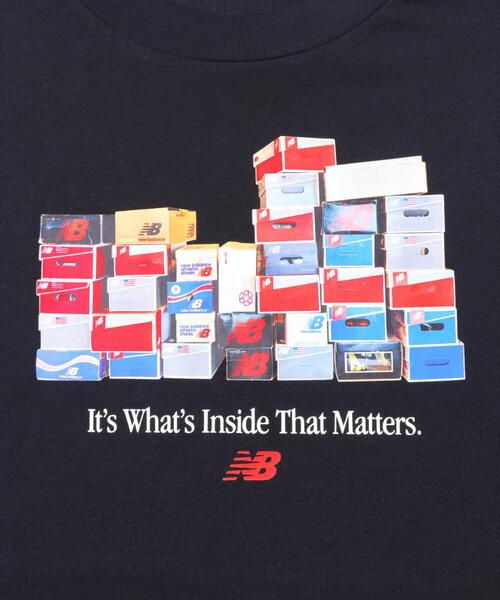 NEW BALANCE(ニューバランス)の「NEW BALANCE ボックスTシャツ(Tシャツ/カットソー・メンズ・ブルー系その他/グレー系その他/ブラック・MEDIUM/LARGE)」の11枚目の写真