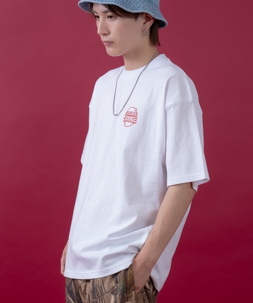 SIDEWAY STANCE(サイドウェイスタンス)の「【SIDEWAY STANCE】ゴートゥゲームエリア 半袖Tシャツ(Tシャツ/カットソー・メンズ・ホワイト/ダークブルー/ブラック・MEDIUM/X-LARGE/SMALL/LARGE)」の4枚目の写真