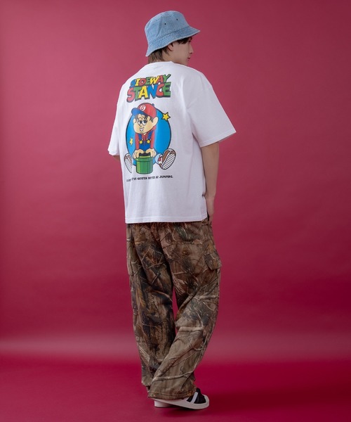 SIDEWAY STANCE(サイドウェイスタンス)の「【SIDEWAY STANCE】ゴートゥゲームエリア 半袖Tシャツ(Tシャツ/カットソー・メンズ・ホワイト/ダークブルー/ブラック・MEDIUM/X-LARGE/SMALL/LARGE)」の8枚目の写真