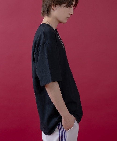 SIDEWAY STANCE(サイドウェイスタンス)の「【SIDEWAY STANCE】ゴートゥゲームエリア 半袖Tシャツ(Tシャツ/カットソー・メンズ・ホワイト/ダークブルー/ブラック・MEDIUM/X-LARGE/SMALL/LARGE)」の10枚目の写真