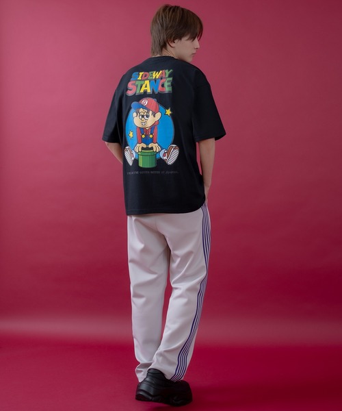 SIDEWAY STANCE(サイドウェイスタンス)の「【SIDEWAY STANCE】ゴートゥゲームエリア 半袖Tシャツ(Tシャツ/カットソー・メンズ・ホワイト/ダークブルー/ブラック・MEDIUM/X-LARGE/SMALL/LARGE)」の13枚目の写真