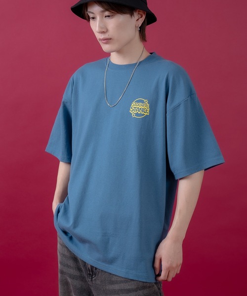 SIDEWAY STANCE(サイドウェイスタンス)の「【SIDEWAY STANCE】ゴートゥゲームエリア 半袖Tシャツ(Tシャツ/カットソー・メンズ・ホワイト/ダークブルー/ブラック・MEDIUM/X-LARGE/SMALL/LARGE)」の14枚目の写真
