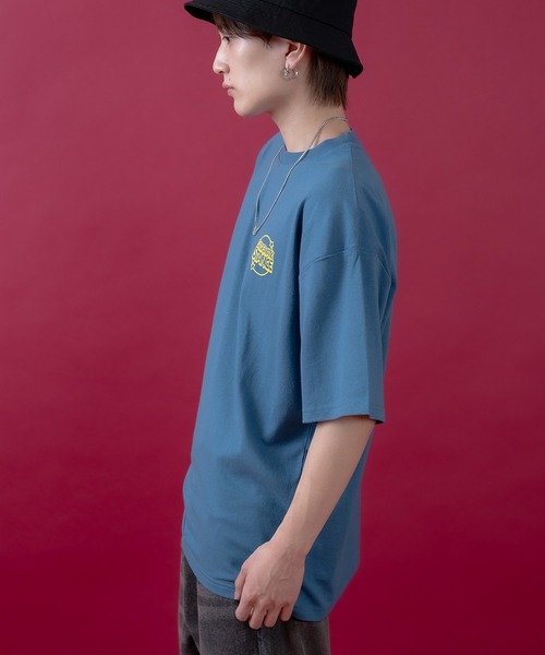 SIDEWAY STANCE(サイドウェイスタンス)の「【SIDEWAY STANCE】ゴートゥゲームエリア 半袖Tシャツ(Tシャツ/カットソー・メンズ・ホワイト/ダークブルー/ブラック・MEDIUM/X-LARGE/SMALL/LARGE)」の15枚目の写真