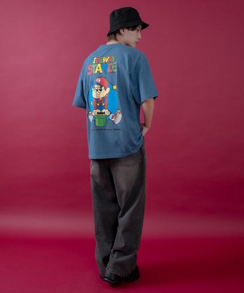 SIDEWAY STANCE(サイドウェイスタンス)の「【SIDEWAY STANCE】ゴートゥゲームエリア 半袖Tシャツ(Tシャツ/カットソー・メンズ・ホワイト/ダークブルー/ブラック・MEDIUM/X-LARGE/SMALL/LARGE)」の18枚目の写真
