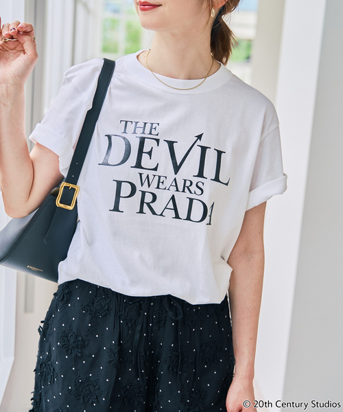 Spick & Span(スピックアンドスパン)の「GOOD ROCK SPEED / The DEVIL WEARS PRADA(Tシャツ/カットソー・レディース・ホワイト/ブラック・FREE)」の2枚目の写真