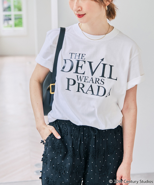 Spick & Span(スピックアンドスパン)の「GOOD ROCK SPEED / The DEVIL WEARS PRADA(Tシャツ/カットソー・レディース・ホワイト/ブラック・FREE)」の3枚目の写真
