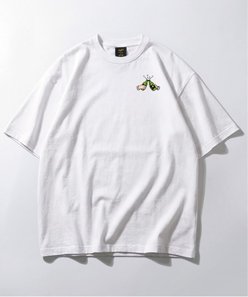 Leyline(レイライン)の「【Leyline】Beer friend tee / 乾杯グラフィック ビッグシルエットT(Tシャツ/カットソー・メンズ・ブラック/ホワイト・M/L/XL)」の3枚目の写真