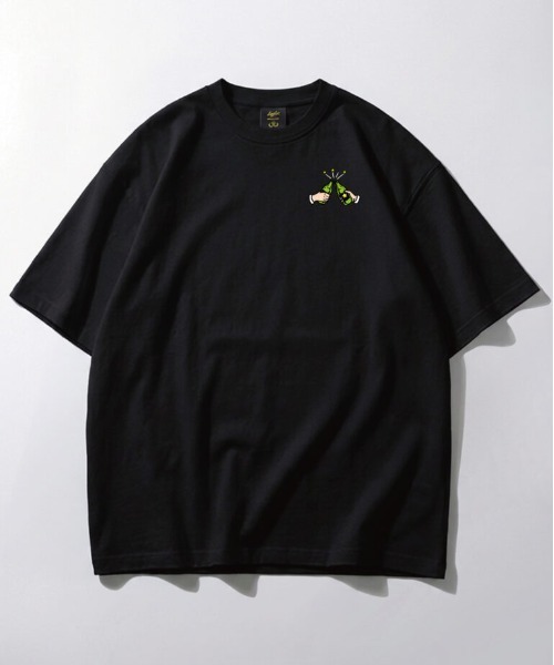Leyline(レイライン)の「【Leyline】Beer friend tee / 乾杯グラフィック ビッグシルエットT(Tシャツ/カットソー・メンズ・ブラック/ホワイト・M/L/XL)」の4枚目の写真