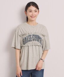 <Lee> SHIRRING TEE