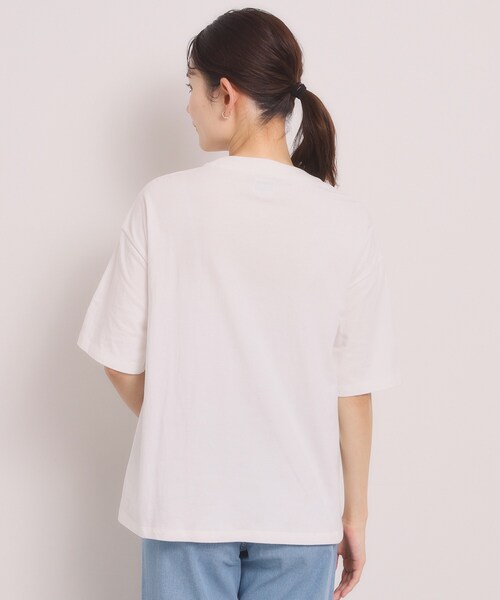 ITS'DEMO(イッツデモ)の「<Lee> SHIRRING TEE(Tシャツ/カットソー・レディース・グレー/オフホワイト/チャコールグレー・00)」の18枚目の写真