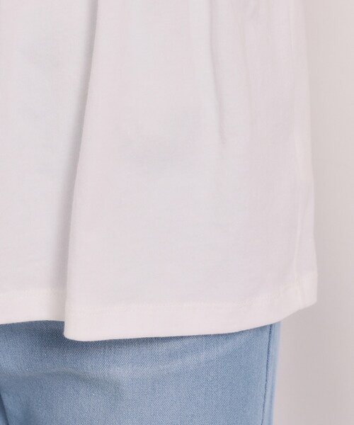 ITS'DEMO(イッツデモ)の「<Lee> SHIRRING TEE(Tシャツ/カットソー・レディース・グレー/オフホワイト/チャコールグレー・00)」の21枚目の写真