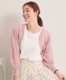 ベビー」に該当するカーディガン/ボレロ（ピンク/桃色系）ファッション
