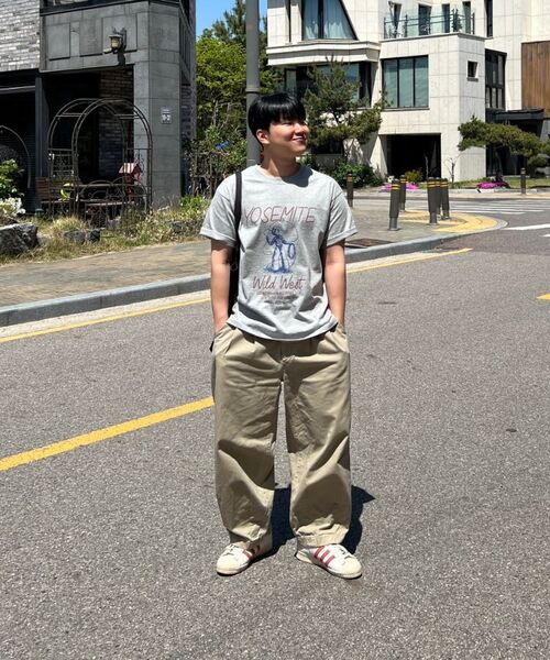 YOSEMITE(ヨセミティ)の「ワイルドウェスト 半袖Tシャツ グレー YT-3Y19(Tシャツ/カットソー・レディース・グレー・MEDIUM/LARGE/X-LARGE)」の2枚目の写真