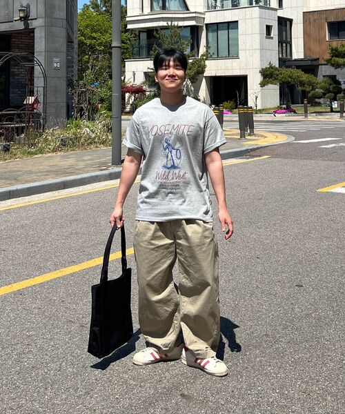 YOSEMITE(ヨセミティ)の「ワイルドウェスト 半袖Tシャツ グレー YT-3Y19(Tシャツ/カットソー・レディース・グレー・MEDIUM/LARGE/X-LARGE)」の4枚目の写真