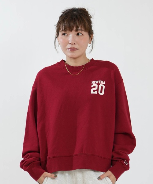 NEW ERA(ニューエラ)の「NEW ERA/ニューエラ スウェット 15129249/15129251(スウェット・レディース・ライトグレー/レッド・M/S)」の10枚目の写真