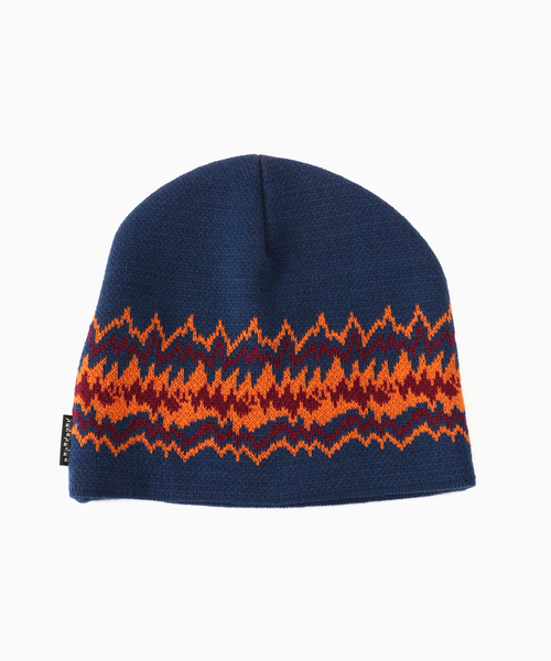 YESEYESEE(イエスアイシー)の「YESEYESEE / イエスアイシー SN Pointy beanie(ニットキャップ/ビーニー・メンズ・ブルー/ブラック・FREE)」の2枚目の写真