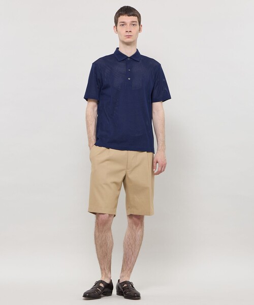 MACKINTOSH LONDON（マッキントッシュ ロンドン）の「ラッセルメッシュポロシャツ（ポロシャツ・メンズ・ライトグレー/ブラウン系その他3/ネイビー・M/XL/L）」の4枚目の写真