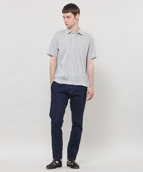 MACKINTOSH LONDON（マッキントッシュ ロンドン）の「ラッセルメッシュポロシャツ（ポロシャツ・メンズ・ライトグレー/ブラウン系その他3/ネイビー・M/XL/L）」の5枚目の写真
