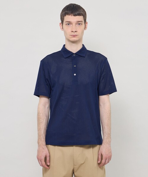 MACKINTOSH LONDON（マッキントッシュ ロンドン）の「ラッセルメッシュポロシャツ（ポロシャツ・メンズ・ライトグレー/ブラウン系その他3/ネイビー・M/XL/L）」の7枚目の写真