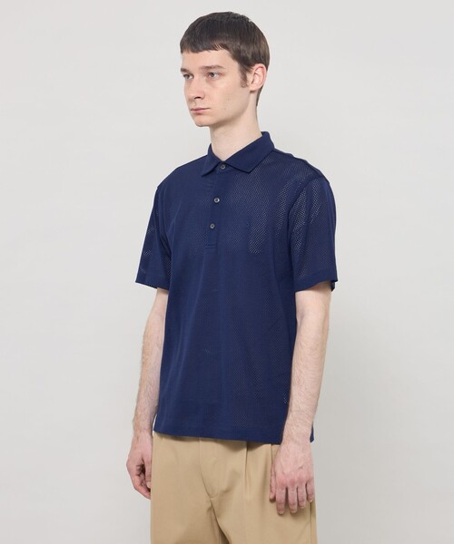 MACKINTOSH LONDON（マッキントッシュ ロンドン）の「ラッセルメッシュポロシャツ（ポロシャツ・メンズ・ライトグレー/ブラウン系その他3/ネイビー・M/XL/L）」の8枚目の写真
