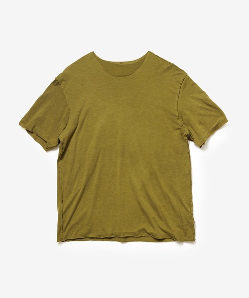 ATTACHMENT(アタッチメント)の「CO/CU ジャージー スリムフィット レイヤード S/S TEE / CO/CU JERSEY SLIM FIT LAYERED S/S TEE(Tシャツ/カットソー・メンズ・ダークブラウン/ブラック/ライトカーキ/グレー/ホワイト・4/2/1/3)」の5枚目の写真