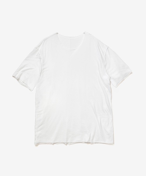 ATTACHMENT(アタッチメント)の「CO/CU ジャージー スリムフィット レイヤード S/S TEE / CO/CU JERSEY SLIM FIT LAYERED S/S TEE(Tシャツ/カットソー・メンズ・ダークブラウン/ブラック/ライトカーキ/グレー/ホワイト・4/2/1/3)」の1枚目の写真