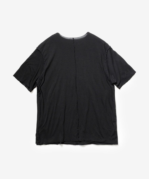 ATTACHMENT(アタッチメント)の「CO/CU ジャージー スリムフィット レイヤード S/S TEE / CO/CU JERSEY SLIM FIT LAYERED S/S TEE(Tシャツ/カットソー・メンズ・ダークブラウン/ブラック/ライトカーキ/グレー/ホワイト・4/2/1/3)」の9枚目の写真