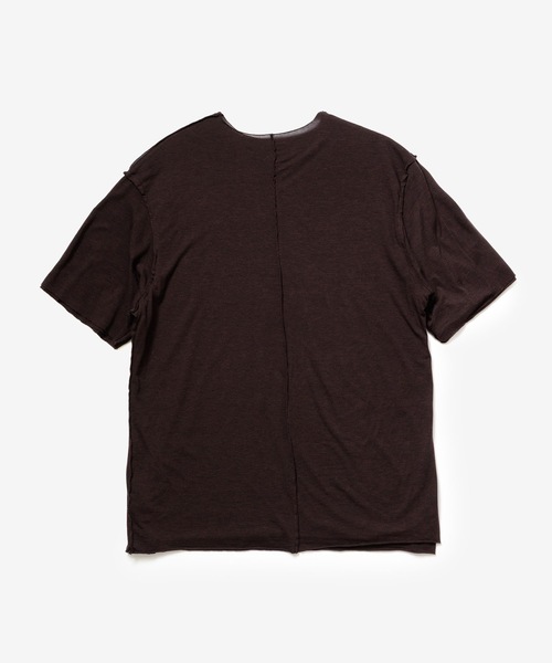 ATTACHMENT(アタッチメント)の「CO/CU ジャージー スリムフィット レイヤード S/S TEE / CO/CU JERSEY SLIM FIT LAYERED S/S TEE(Tシャツ/カットソー・メンズ・ダークブラウン/ブラック/ライトカーキ/グレー/ホワイト・4/2/1/3)」の13枚目の写真