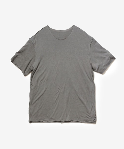 ATTACHMENT(アタッチメント)の「CO/CU ジャージー スリムフィット レイヤード S/S TEE / CO/CU JERSEY SLIM FIT LAYERED S/S TEE(Tシャツ/カットソー・メンズ・ダークブラウン/ブラック/ライトカーキ/グレー/ホワイト・4/2/1/3)」の10枚目の写真