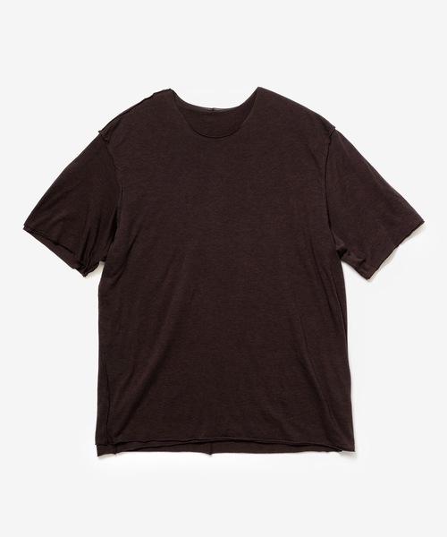 ATTACHMENT(アタッチメント)の「CO/CU ジャージー スリムフィット レイヤード S/S TEE / CO/CU JERSEY SLIM FIT LAYERED S/S TEE(Tシャツ/カットソー・メンズ・ダークブラウン/ブラック/ライトカーキ/グレー/ホワイト・4/2/1/3)」の12枚目の写真