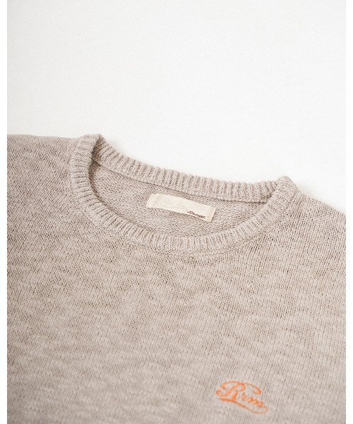 #Re:room(リルーム)の「マルチカラースラブニットノースリーブ(Tシャツ/カットソー・メンズ・ベージュ/ライトブラック・MEDIUM/SMALL)」の4枚目の写真