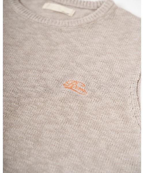 #Re:room(リルーム)の「マルチカラースラブニットノースリーブ(Tシャツ/カットソー・メンズ・ベージュ/ライトブラック・MEDIUM/SMALL)」の5枚目の写真