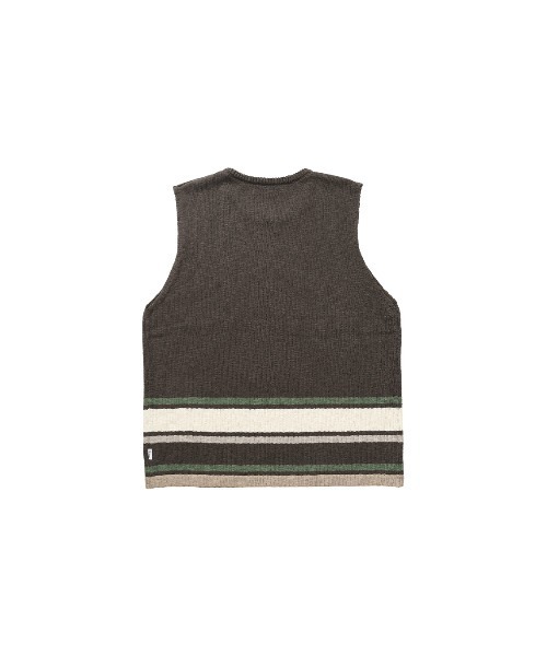 #Re:room(リルーム)の「マルチカラースラブニットノースリーブ(Tシャツ/カットソー・メンズ・ベージュ/ライトブラック・MEDIUM/SMALL)」の17枚目の写真