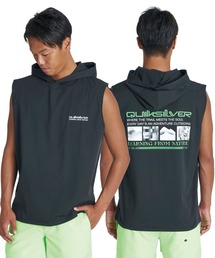 QUIKSILVER メンズ QS UNION SLY フード付きタンクトップ 接触冷感 速乾 UPF50+ ストレッチ【2026年夏モデル】
