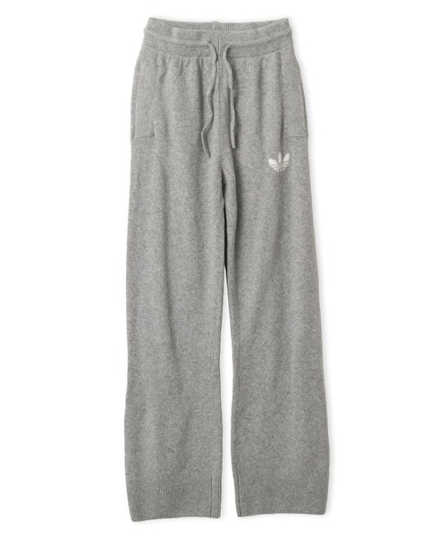 adidas(アディダス)の「adidas ESSENTIALS KNIT PANT / アディダス エッセンシャルズ ニット パンツ(その他パンツ・レディース・グレー・S/M/L)」の3枚目の写真