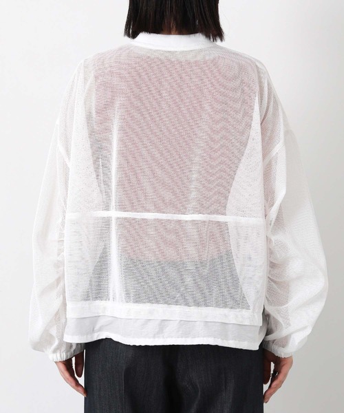 Gready Brilliant（グレディブリリアン）の「メッシュシアーブルゾン（ブルゾン・レディース・オフホワイト/ベージュ・38）」の11枚目の写真