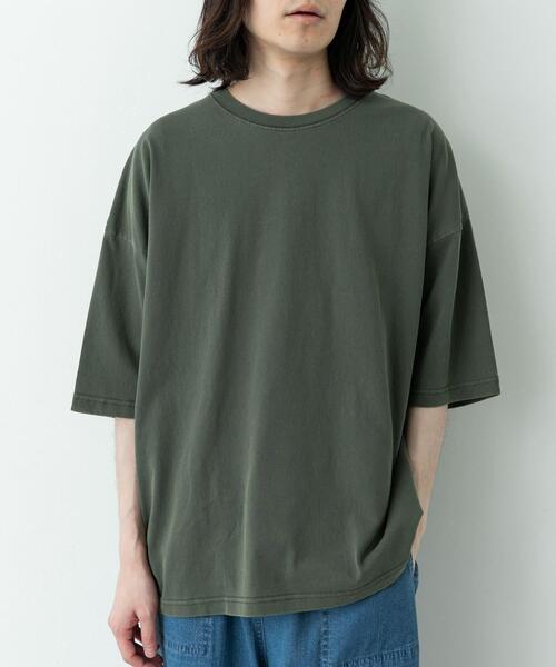 SHELTECH(シェルテック)の「SHELTECH WIDE T-SHIRTS(Tシャツ/カットソー・メンズ・カーキ/グレー/ブラック・LARGE/X-LARGE/MEDIUM)」の3枚目の写真