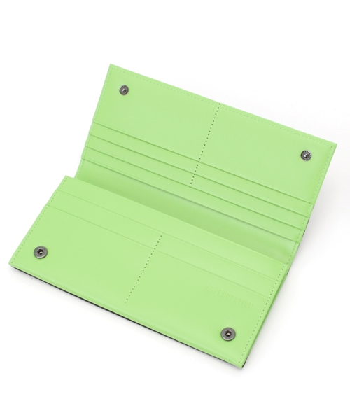 NAUGHTIAM（ノーティアム）の「NAUGHTIAM(ノーティアム)ラバーマンズ シリーズ　長財布（財布・メンズ・パープル/グリーン/ピンク/ミント・FREE）」の7枚目の写真