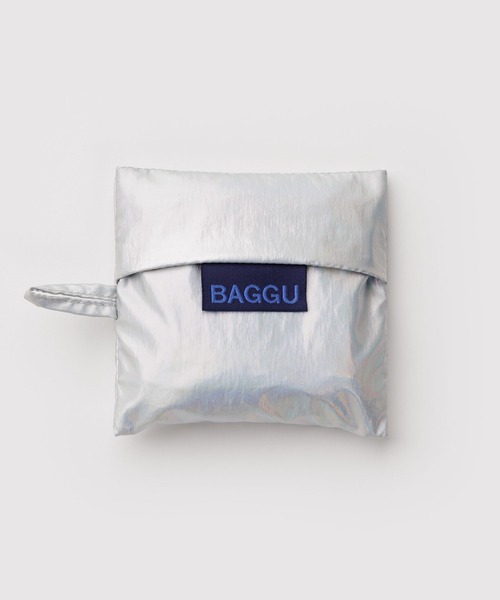 BAGGU(バグー)の「BABY BAGGU 643.メタリックムーンストーン(エコバッグ/サブバッグ・レディース・シルバー・FREE)」の3枚目の写真