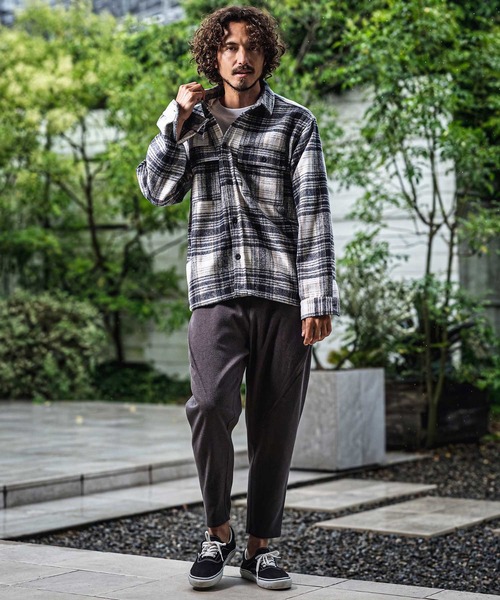 CAMBIO（カンビオ）の「mj11683- チェックCPOシャツジャケット(BP-BFA0136)（その他アウター・メンズ・ホワイト/イエロー/ピンク・L/M/S）」の20枚目の写真