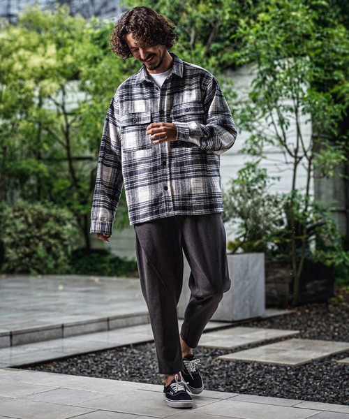 CAMBIO（カンビオ）の「mj11683- チェックCPOシャツジャケット(BP-BFA0136)（その他アウター・メンズ・ホワイト/イエロー/ピンク・L/M/S）」の21枚目の写真