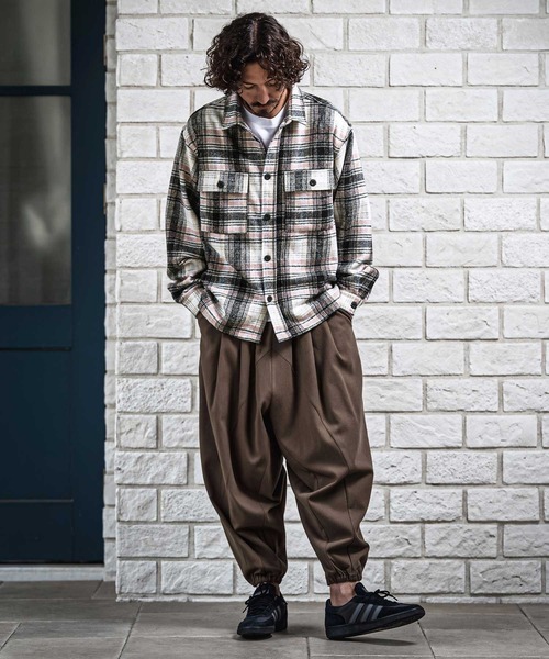 CAMBIO（カンビオ）の「mj11683- チェックCPOシャツジャケット(BP-BFA0136)（その他アウター・メンズ・ホワイト/イエロー/ピンク・L/M/S）」の11枚目の写真