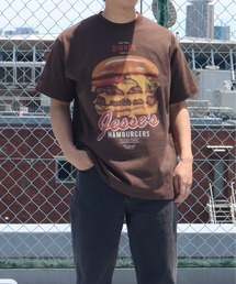 UNIVERSAL OVERALL / hamburger SS TEE / ハンバーガープリント半袖Tシャツ