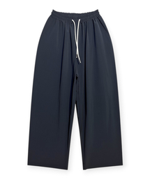 BORN SLIPPY（ボーンスリッピー）の「Soft Nylon Wide Pants (Black)（スウェットパンツ）」